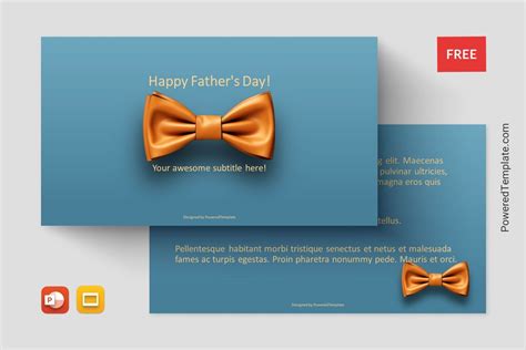 Happy Father S Day Greeting Card Presentation Template Google