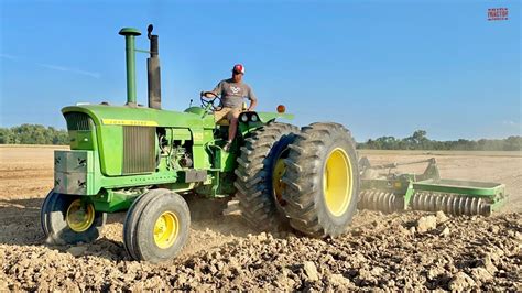 Plowing A Harvested Corn Field With A Versatile 936 Tractor And Salford