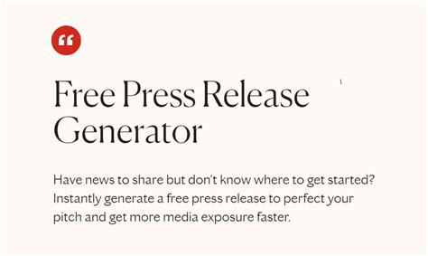 Ai Press Release Generator By Press Hook: Alternatives, Pricing, And ...