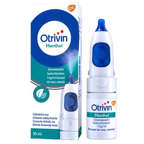 Otrivin Menthol Aerozol Do Nosa 10 Ml 14098654408 Allegro Pl