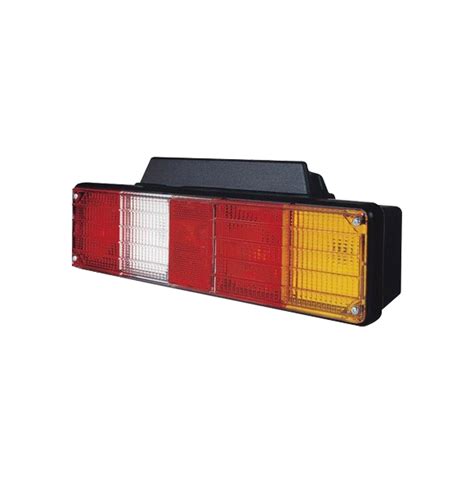 Lampa Stop Spate Remorca LT 50D Cu Lampa Numar Inmatriculare Quickparts