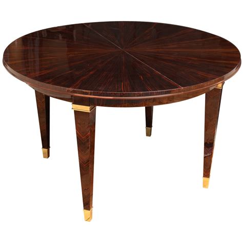 Superb Art Deco Round Dining Table Round Dining Table