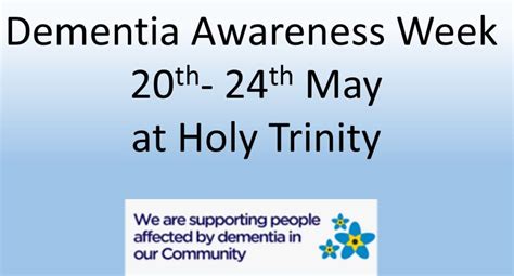 Dementia Awareness Week Holy Trinity Ce Primary Academy And Nursery