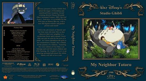 My Neighbor Totoro Movie Blu Ray Custom Covers Totoro Rw Combo