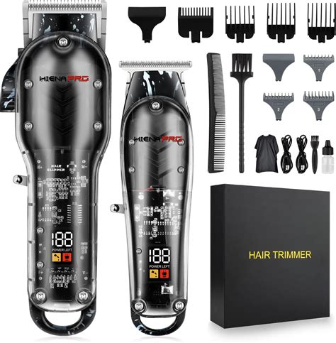 Amazon Hiena Pro Hair Clippers For Men T Liners Hair Trimmer Set