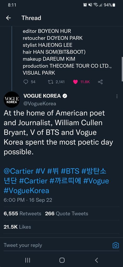 Taehyung Tiktok On Twitter Ralph Lauren Miumiu And Cartier Vogue