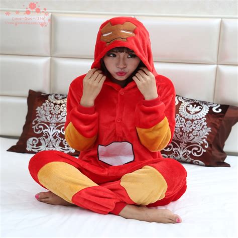 Superhero Capes Iron Man Anime Cosplay Movie Costume Women Adult Onesie