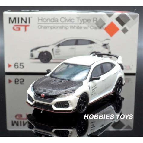 Jual Mini Gt 65 Honda Civic Type R Fk8 Championship White W Carbon