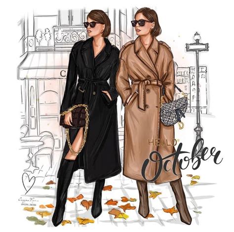 @ksenia_onegina | Fashion art prints, Fashion illustration, Fashion ...