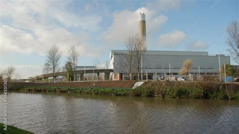 Edmonton Ecopark Incinerator And Energy Plant North London Stock