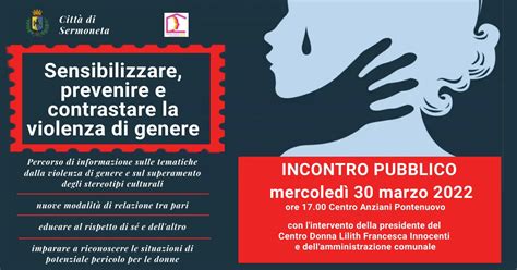 Contrasto Alla Violenza Di Genere Domani Nuovo Incontro A Sermoneta