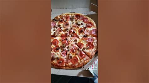 Meat Lover Pizza At Dominos Youtube