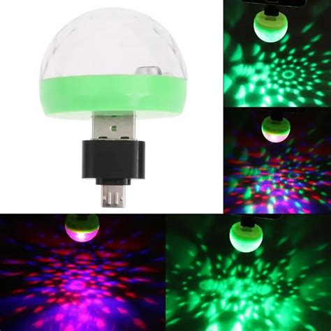 Мини USB светодиодные фонари для вечеринки портативный хрустальный ...