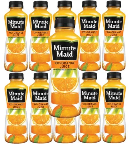 Minute Maid Orange Juice 12oz Bottles Pack Of 10 Amazon Price