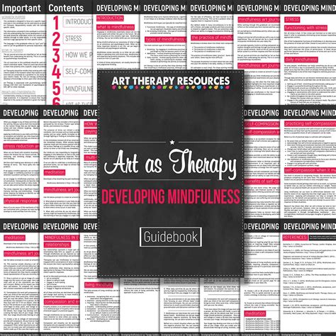 Art Therapy Developing Mindfulness Includes Art As Therapy Exercises