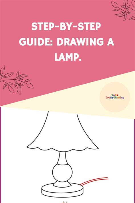 How to draw a lamp step by step with free lamp printable – Artofit