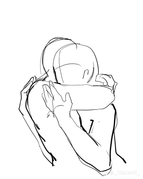 Figure Drawing Reference Person Hugging