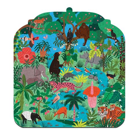 Rainforest Terrarium 750 Piece Shaped Puzzle The Jigstore