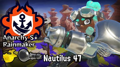 Nautilus 47 In Anarchy S Rainmaker ノーチラス47 ガチホコバトル バンカラマッチ【 スプラトゥーン3