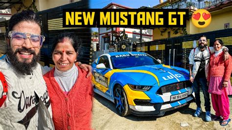 Finally Dubai Se India Pahuch Kar Apni New Supercar Mustang Gt Lehi Li