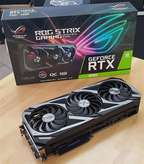 (Unboxing) ASUS ROG Strix GeForce RTX 3090 OC 24GB | Geeks3D