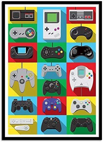 WALL EDITIONS Art Poster Legendary Controllers Olivier Bourdereau