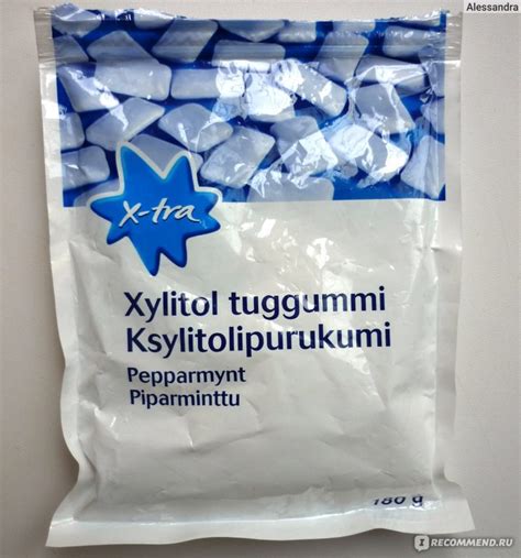 Жевательная резинка X-tra мятная с ксилитолом - «Супердолгая ...