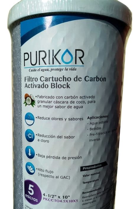 Filtro Cartucho De Carbón Activado Jumbo Para Rotoplas Envío gratis