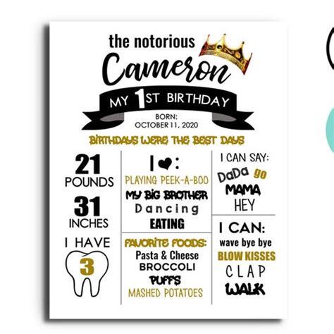 Notorious Bundle Birthday Signs Biggie Party The Big One Etsy