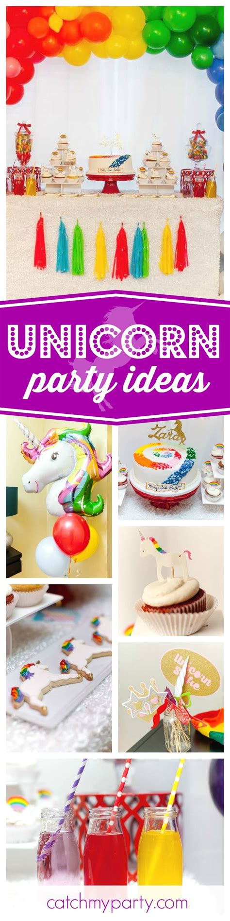 Rainbows And Unicorns Birthday Zaras Unicorn And Rainbow Birthday