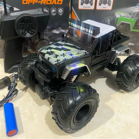 Jual Mobil Remote Control RC Scrambler Offroad Jeep Led Mainan RC