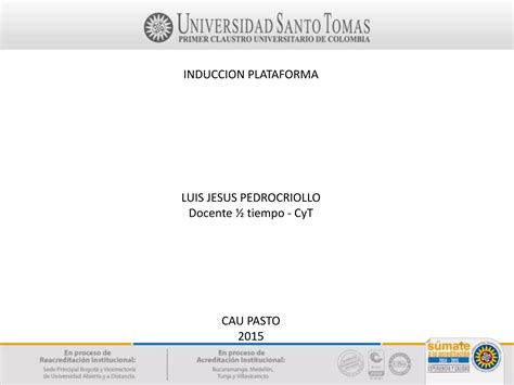 Induccion Plataforma A Estudiantes PPT