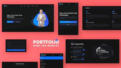 Create a Responsive Personal Portfolio Website using HTML and CSS