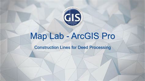 Arcpro Construction Lines For Deed Processing Youtube