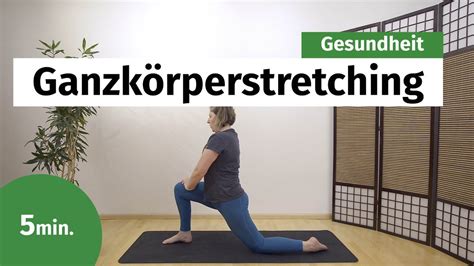 Mobilisation Stretching für den ganzen Körper Verena Schreppel YouTube