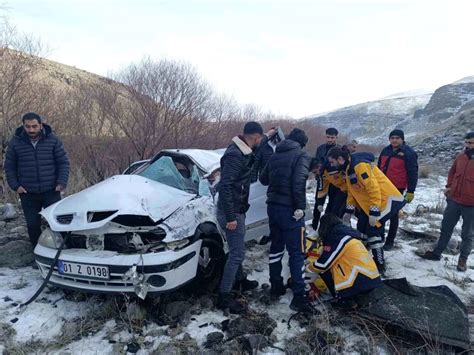 Ağrı da trafik kazası 1 i ağır 3 kişi yaralandı Haberler