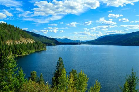 Christina Lake Provincial Park British Columbia Landscape Stock Image