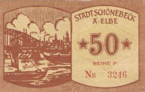 Banknote Pfennig German Notgeld Sch Nebeck A D Elbe Gra S