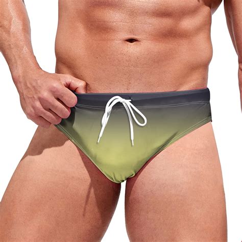 Mgoye Men Swimsuit Men S Quick Dry Swim Briefs Bikini Swimsuit Board Shorts With Adjustable