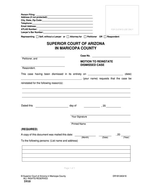 Motion To Reinstate Complaint N J Sample Fill Out Sign Online Dochub