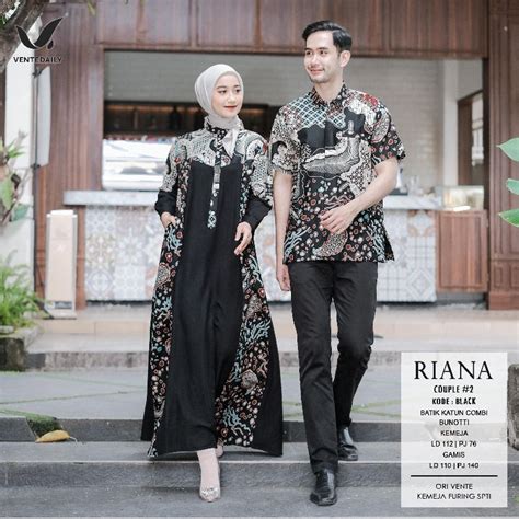 Jual Vente Daily Zaura Couple Gamis Kurta Sarimbit Kondangan Kekinian