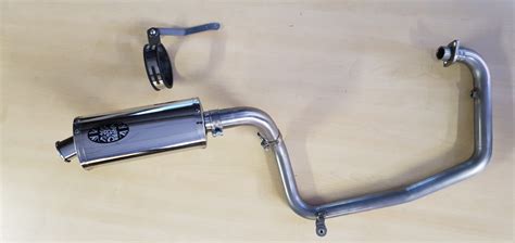 Benelli TNT125 135 Tornado Naked De Cat Exhaust Header And Silencer