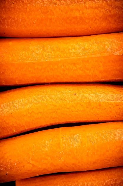 Premium Photo Juicy Fresh Carrots Macro Background