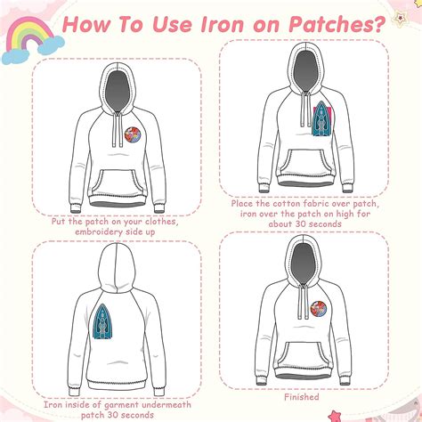 Dww Pieces Au Hasard Patch Thermocollant Enfant Ecusson Iron On