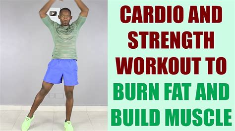 Total Body Cardio And Strength Workout No Equipment Burn Fat And Build