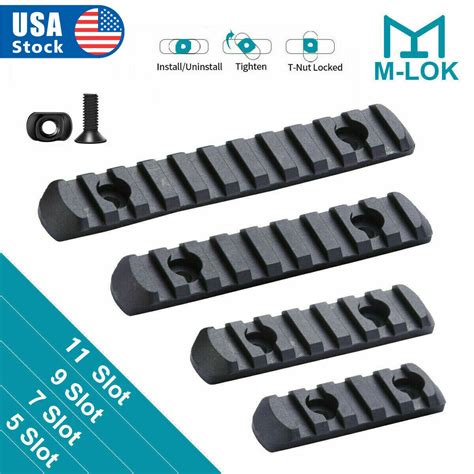 Pcs M Lok Picatinny Polymer Rail M Lok Picatinny Weaver Rail Section