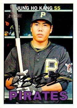 An Autographed Baseball Card With A Man Holding A Bat