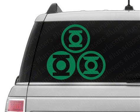 Green Lantern Corps Vinyl Decal Green Lantern Decal Power Ring Decal