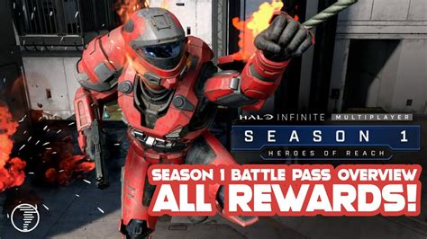 Halo Infinite Heroes Of Reach Battle Pass Season All Items Youtube