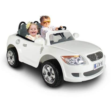Carro Elétrico Infantil 2 Lugares - Carro Elétrico Carrinho Infantil Conversível Esportivo Branco 2 Lugares ...
